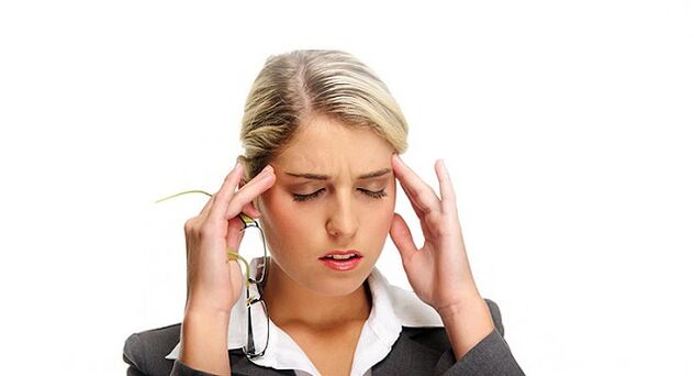 bolesti hlavy v dôsledku parazitov